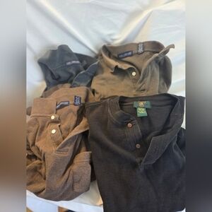 Bundle Of 5 100% Cotton Polos Size Mens L